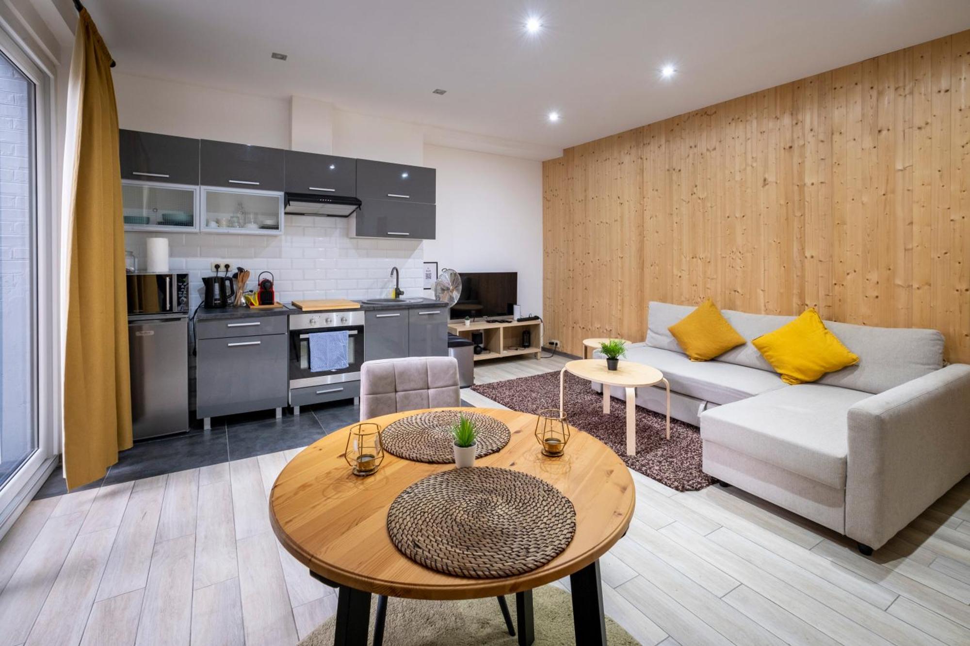 Nomad Apartments - Henin Charleroi Phòng bức ảnh